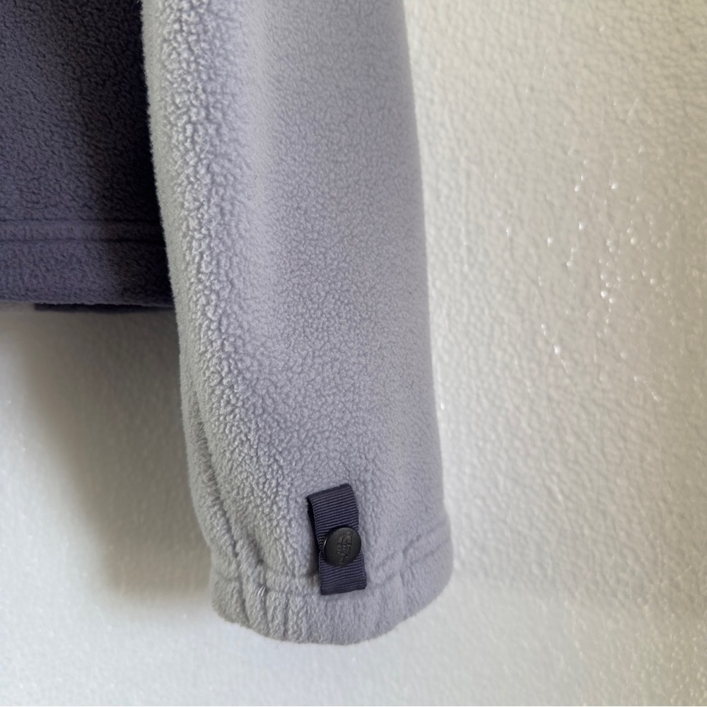 The North Face Full Zip Fleece Jacket Lilac Purple Colorblock Women Size Medium - Picture 6 of 11
